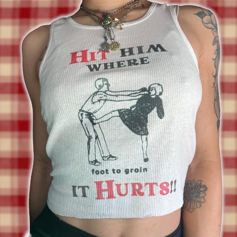 Tank Top Ribbed - Koszulka bez rękawów w stylu vintage