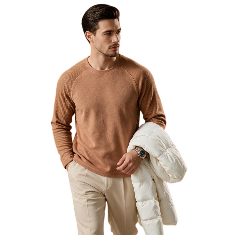 Męska koszulka z długim rękawe – Undershirt Crew Neck recenzja i cena