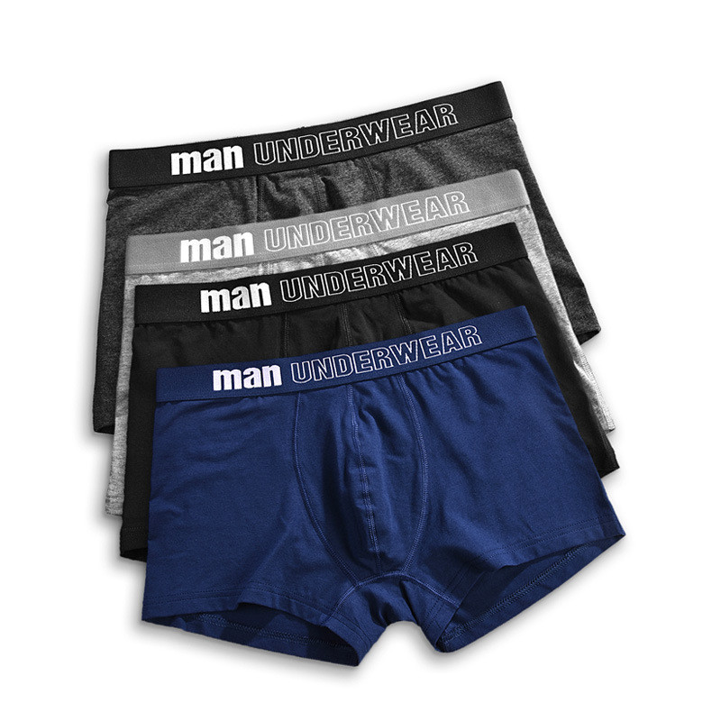 4 sztuk/partia bielizna męska  – Boxer Brief Pack Cotton recenzja i cena