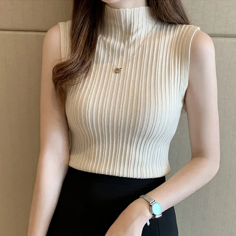 Moda damska kamizelka z dziani – Tank Top Ribbed recenzja i cena