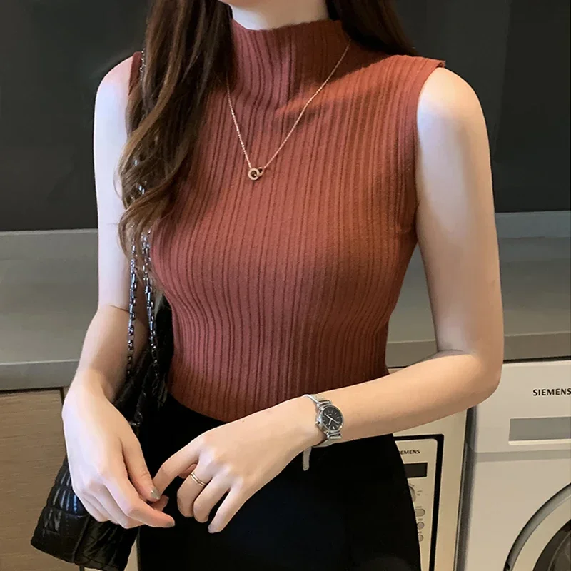 Moda damska kamizelka z dziani – Tank Top Ribbed recenzja i cena