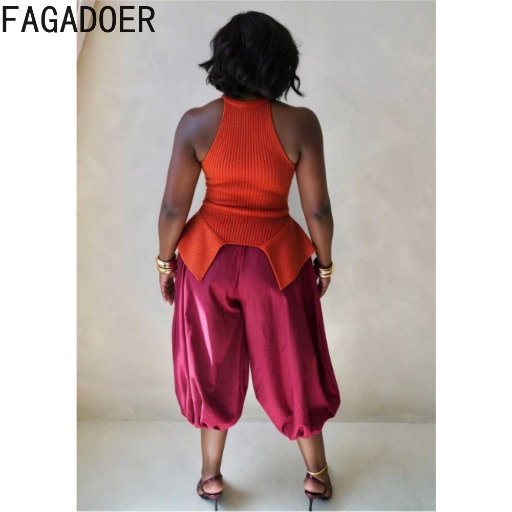 FAGADOER Damski swobodny top b – Tank Top Ribbed recenzja i cena