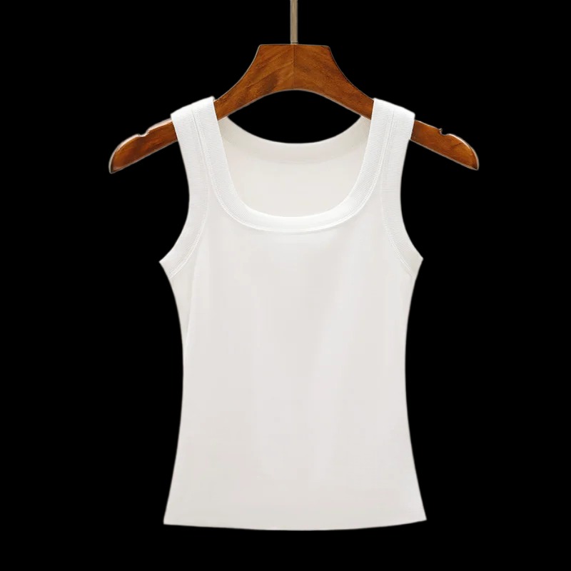 Koszulka bez rękawów w stylu v – Tank Top Ribbed recenzja i cena